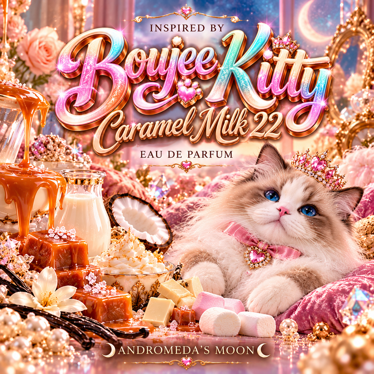 Inspired by Boujee Kitty Caramel Milk 22 Eau De Parfum Kayali