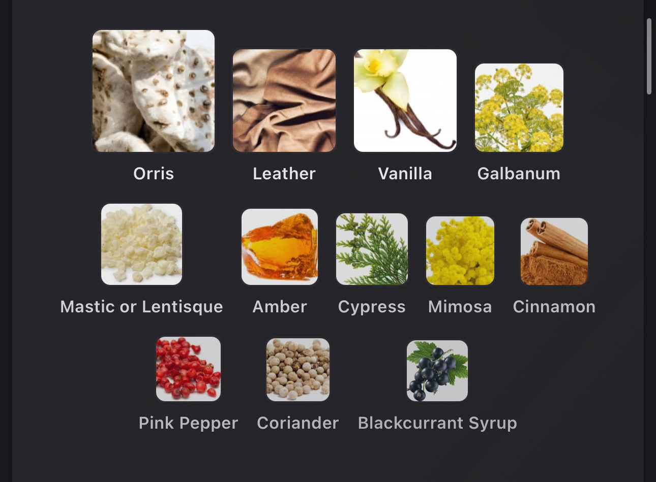 Inspired by Iris Malikhân Eau De Parfum Maison Crivelli