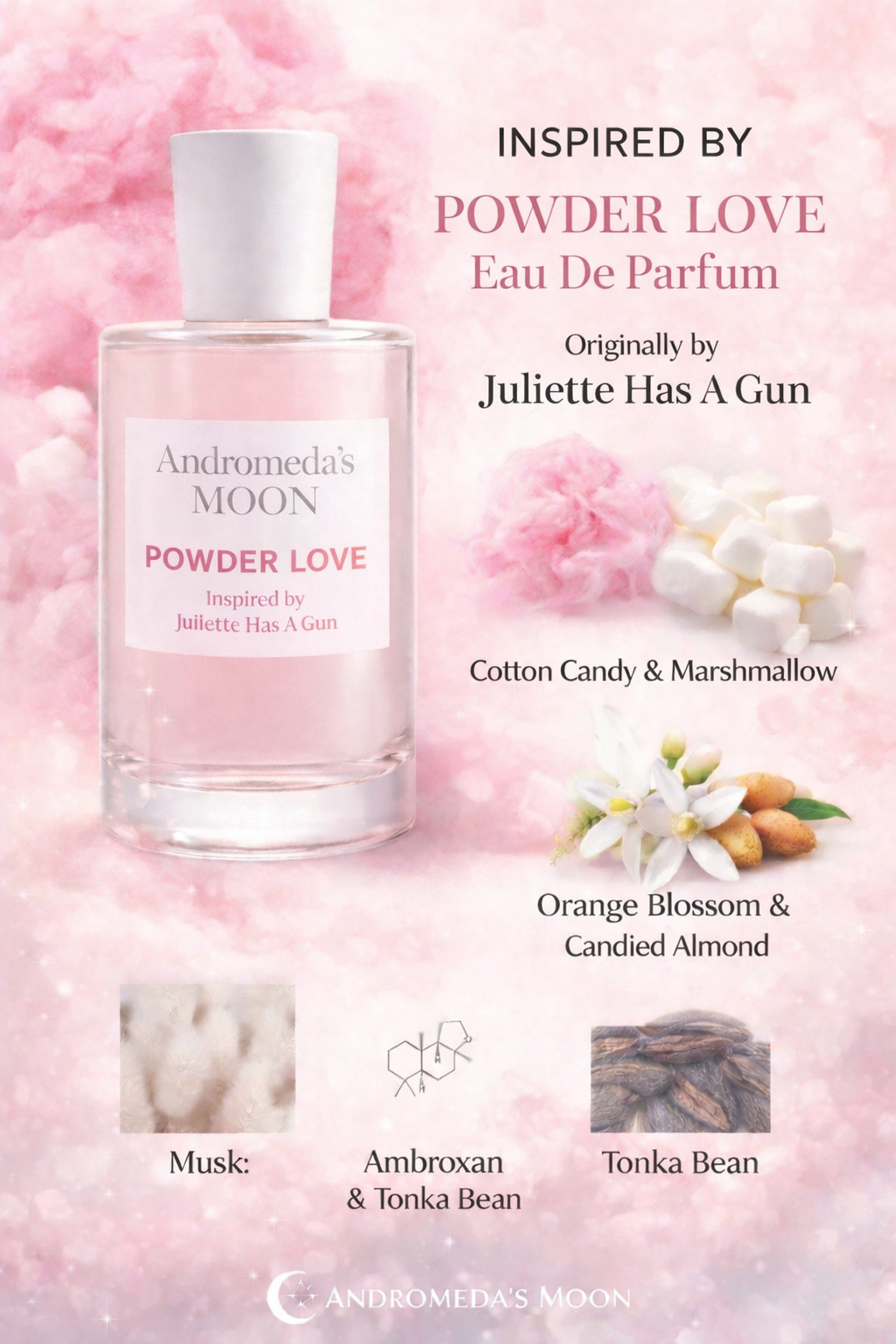Andromeda's Inspired by Powder Love Eau De Parfum Juliette Has a Gun