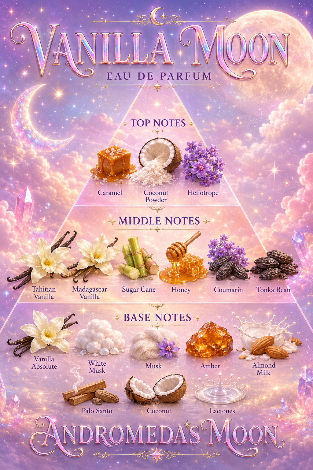 Andromeda’s Vanilla Moon Eau De Parfum Original Fragrance