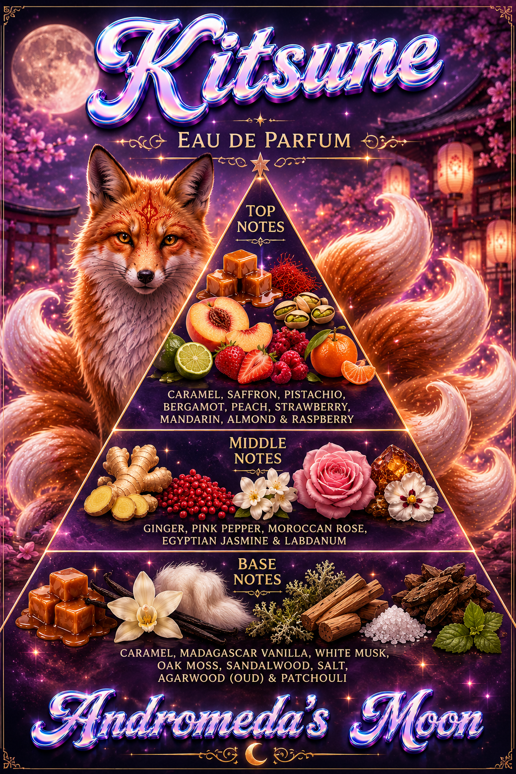 Kitsune Eau De Parfum Andromeda’s Moon Original