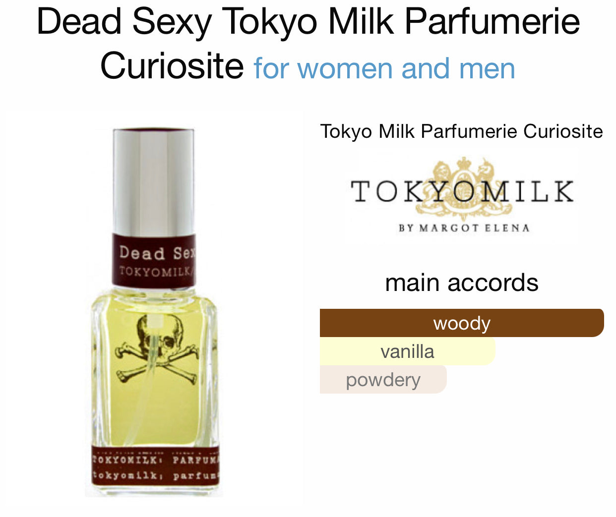 Inspired by Dead Sexy Eau De Parfum Tokyo Milk